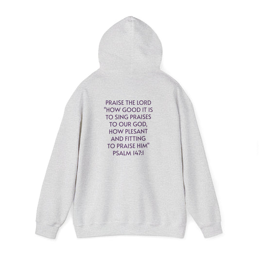 Fit2Praise Psalm 147:1 Bible Verse Hoodie