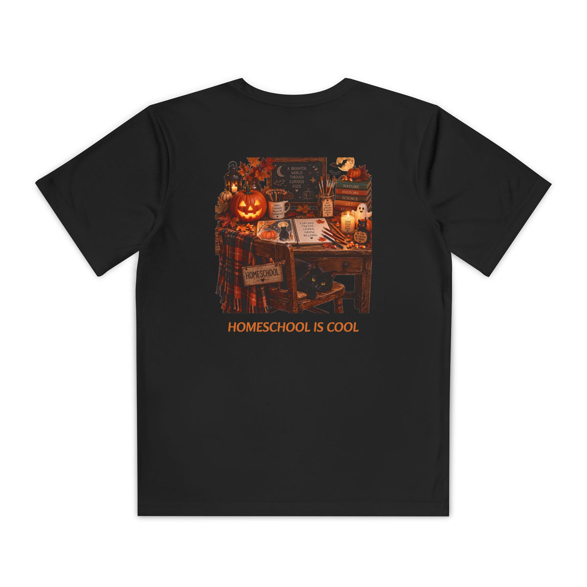 Halloween Homeschool Pumpkins and Ghosts Youth T-Shirt