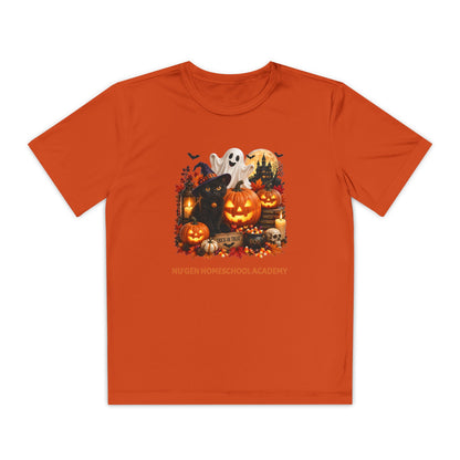 Halloween Homeschool Pumpkins and Ghosts Youth T-Shirt