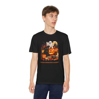 Halloween Homeschool Pumpkins and Ghosts Youth T-Shirt