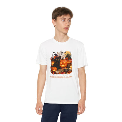 Halloween Homeschool Pumpkins and Ghosts Youth T-Shirt