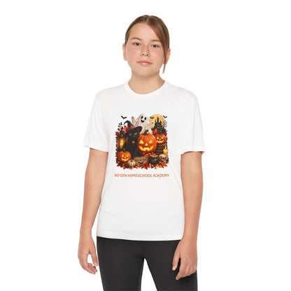 Halloween Homeschool Pumpkins and Ghosts Youth T-Shirt