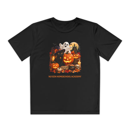 Halloween Homeschool Pumpkins and Ghosts Youth T-Shirt