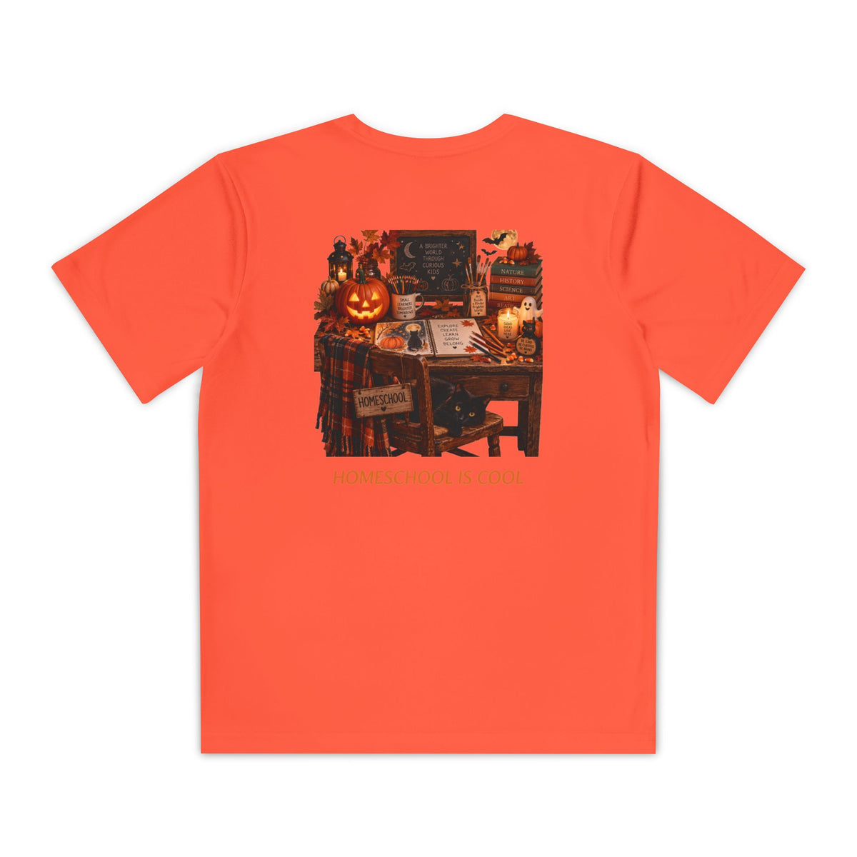 Halloween Homeschool Pumpkins and Ghosts Youth T-Shirt