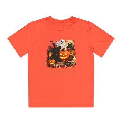 Halloween Homeschool Pumpkins and Ghosts Youth T-Shirt